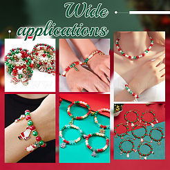 320 шт. 2 стиля искусственный жемчуг и позолоченные акриловые бусины&nbsp;OACR-AR0001-32A