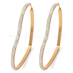 Серьги-кольца в форме сердца из нержавеющей стали 304&nbsp;EJEW-S242-01G-J