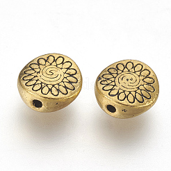 Сплавочные овальные бусины тибетского стиля &nbsp;GLF10934Y-NF