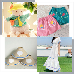 Лента из полиэстера с волнистой бахромой длиной 15 м.&nbsp;OCOR-GF0003-04C