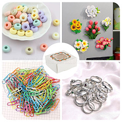 Белый картон с цветочным принтом&nbsp;CON-TAC0022-01