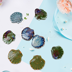 12шт 4 цвета фарфоровые бусины ручной работы&nbsp;PORC-PA0001-22