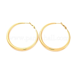 Серьги-кольца из нержавеющей стали 304&nbsp;X-EJEW-Z093-01G-01