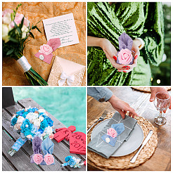 20 шт. 4-цветная пряжа из полиэстера и рами&nbsp;ABAG-BT0001-05