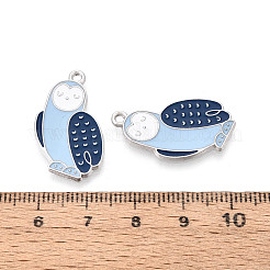 Подвески в виде птиц из эмалированного сплава&nbsp;ENAM-T024-67A-P