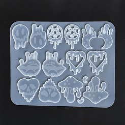 Силиконовые Молды для кулона на тему Хэллоуина своими руками&nbsp;DIY-I102-05