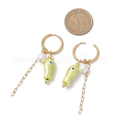 Серьги-кольца из нержавеющей стали 304&nbsp;EJEW-JE06748