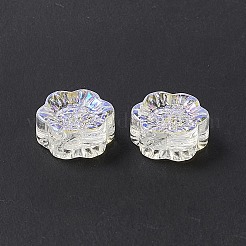 Гальваническим стеклянные бусины&nbsp;GLAA-G090-01I