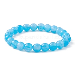 Браслет из смолы с имитацией кошачьего глаза&nbsp;BJEW-JB09568