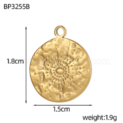 Подвески из нержавеющей стали 304&nbsp;STAS-OY006-07G