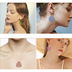 Наборы для изготовления сережек с подвесками своими руками&nbsp;DIY-SC0001-73P