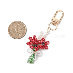 3d подвеска из стеклянных бусин в виде цветка&nbsp;KEYC-MZ00056