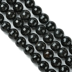 Круглые бусы из натурального оникса&nbsp;G-L084-12mm-28