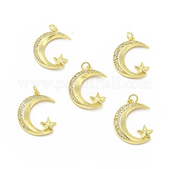 Латунные микро проложить кубического циркония подвески&nbsp;KK-E068-VB109