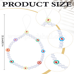 1 шт. резиновые ремешки для мобильного телефона&nbsp;HJEW-LP0001-86