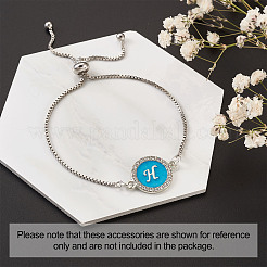 26 буквы сплав эмаль звенья соединители&nbsp;ENAM-TA0002-19B