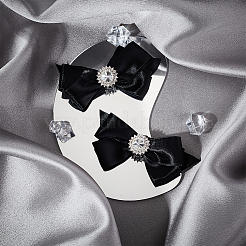 Украшения для обуви из полиэстера с бантом&nbsp;AJEW-WH0323-22P