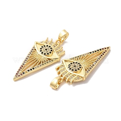 Латунные подвески из микро-паве&nbsp;KK-E068-VA226-2