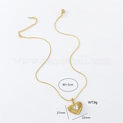 3 шт. ожерелье из нержавеющей стали с подвеской в виде сердца для женщин&nbsp;XH6579