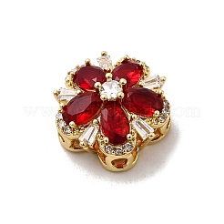 Многожильные звенья из латуни с паве из кубического циркония&nbsp;KK-Z131-20G