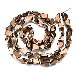 Бусины непрозрачные гальванические&nbsp;EGLA-T024-01C-03