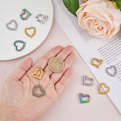 12 шт. 6 соединительных кольца из нержавеющей стали 304&nbsp;STAS-DC0011-03