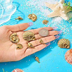 10 шт. 5 стиля подвески из нержавеющей стали 304&nbsp;STAS-TA0003-11