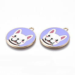 Подвески из экологически чистого сплава с эмалью&nbsp;ENAM-Q437-055-NR