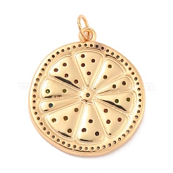 Экологически чистый кубический цирконий из латуни с эмалевыми подвесками&nbsp;KK-K268-33G