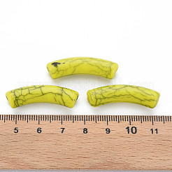 Непрозрачные акриловые бусины с краклеем&nbsp;X1-MACR-S372-001N