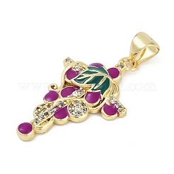 Стойки обшивки латунь микро проложить Циркон подвеску&nbsp;KK-H509-11G