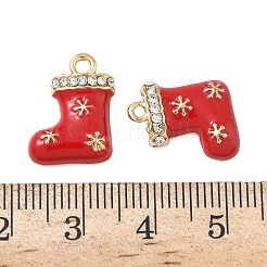 Рождественские эмали сплава подвески&nbsp;LS-ENAM-I073-02G-02