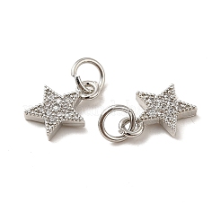 Стойки обшивки латунь микро проложить кубическую прелесть диоксида циркония KK-E081-18P