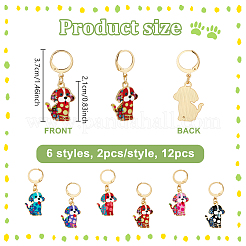 12 шт. 6 стиля&nbsp;HJEW-NB00265