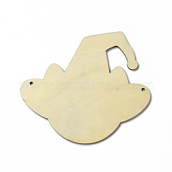 Большие подвески из дерева с односторонним принтом&nbsp;WOOD-I010-10A