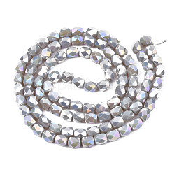 Стеклянные бусины с гальваническим покрытием &nbsp;EGLA-N002-13-A03