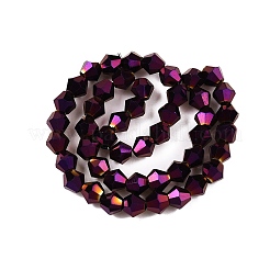 Гальванические стеклянные бусины&nbsp;EGLA-Q078-6mm-82