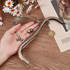 Ручка-рамка для кошелька с замком-поцелуем из железа&nbsp;AJEW-WH20004-33A