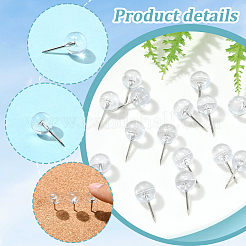 Круглые пластиковые кнопки&nbsp;AJEW-WH20070-074A