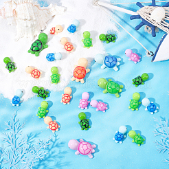 Кабошоны из непрозрачной смолы 10 стиль&nbsp;RESI-FH0001-32