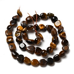Природных тигровый глаз бисер нитей&nbsp;G-I351-B03