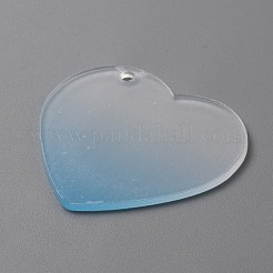 Градиент прозрачный акриловый диск большие подвески&nbsp;LS-FIND-WH0032-54A