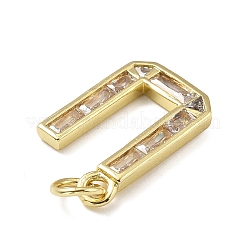 Латунные микро проложить кубического циркония подвески&nbsp;KK-V014-01G-21