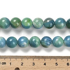 Крашеные бусины из натурального огненного агата с треском&nbsp;G-G203-09A-10mm