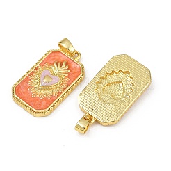 Латунь эмаль подвески&nbsp;KK-L190-008G