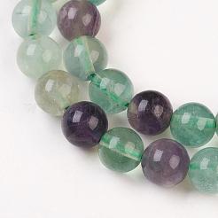 Природные флюорита нити бисера&nbsp;G-D840-56-8mm-AB