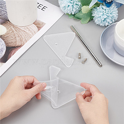 1-ярусные прозрачные акриловые подставки для клавиатуры&nbsp;ODIS-WH0002-31P