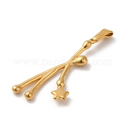 Подвески из нержавеющей стали 304 с вакуумным покрытием pvd&nbsp;STAS-M322-23G