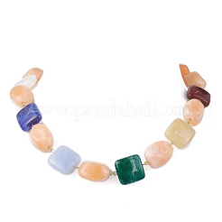 Наборы из квадратных акриловых бусин и ожерелий&nbsp;SJEW-JS01346