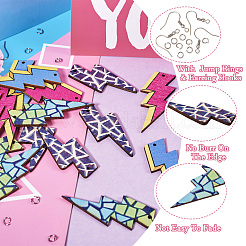 Набор для изготовления сережек-молний своими руками&nbsp;DIY-TA0006-29